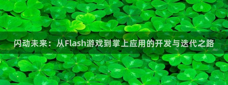 28大神怎么用不了了：闪动未来：从Flash游戏到掌上应用的